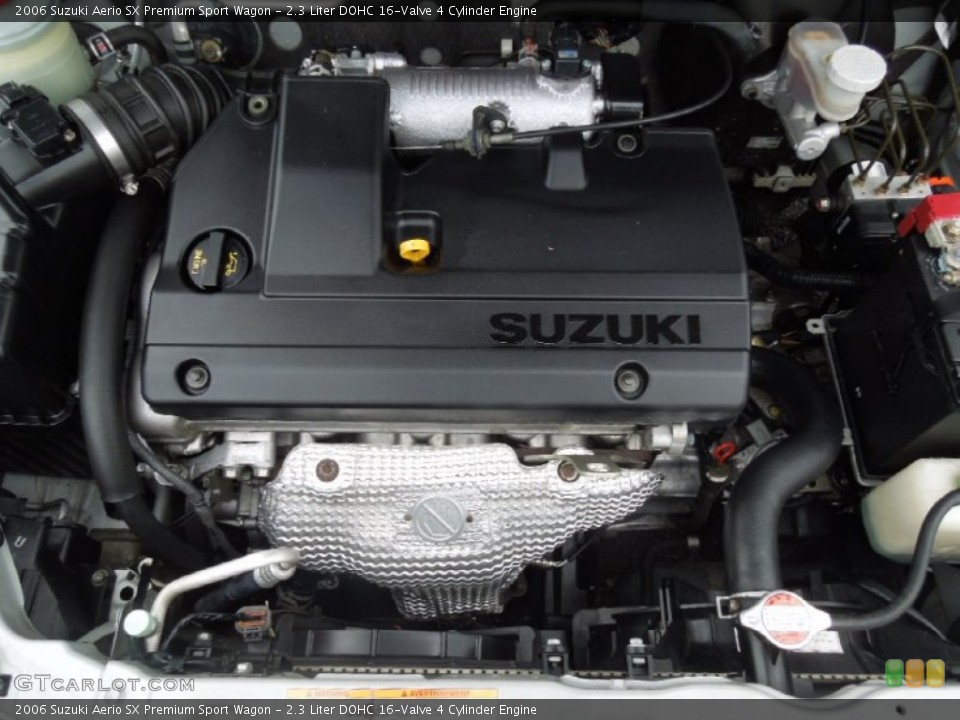 2.3 Liter DOHC 16-Valve 4 Cylinder 2006 Suzuki Aerio Engine