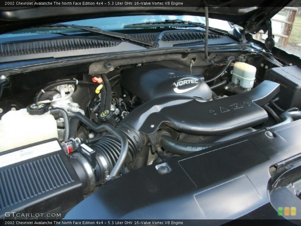 5.3 Liter OHV 16-Valve Vortec V8 Engine for the 2002 Chevrolet Avalanche #76811037