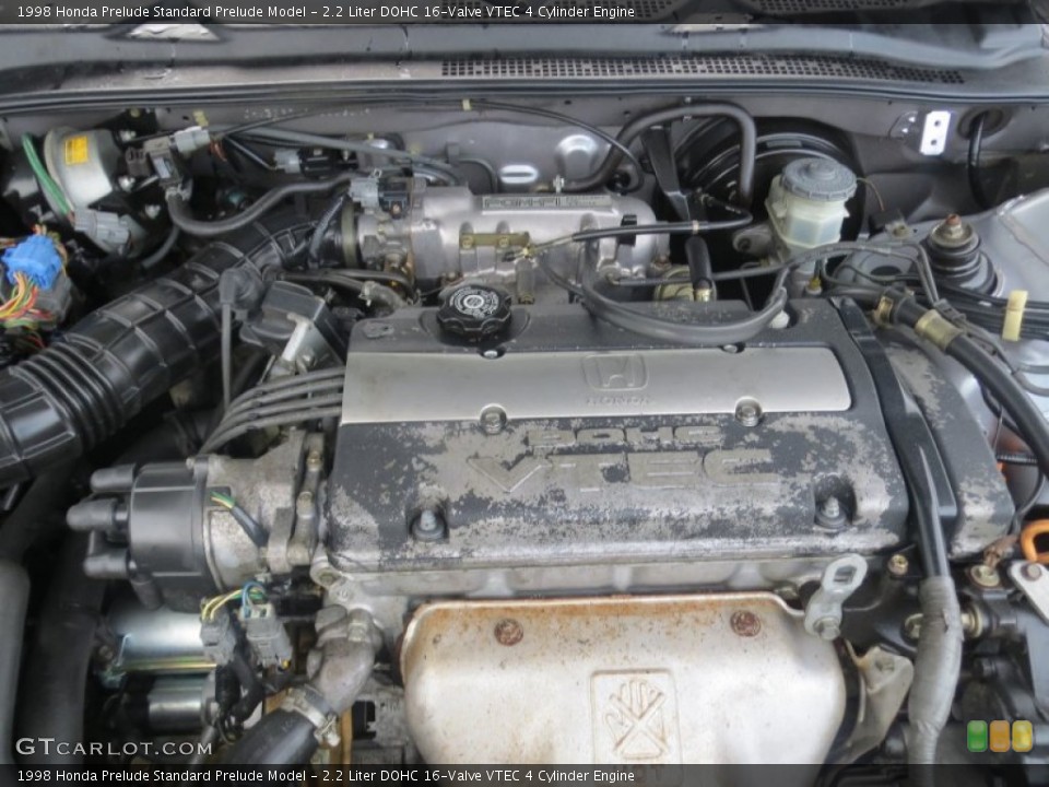 2.2 Liter DOHC 16-Valve VTEC 4 Cylinder 1998 Honda Prelude Engine