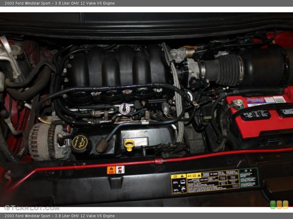 3.8 Liter OHV 12 Valve V6 Engine for the 2003 Ford Windstar #76821505