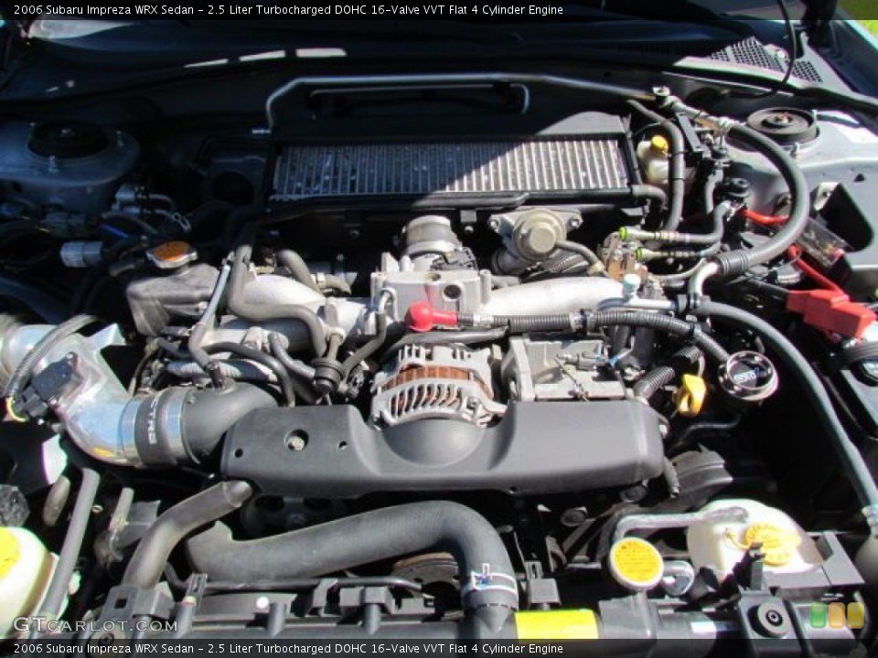 2.5 Liter Turbocharged DOHC 16-Valve VVT Flat 4 Cylinder Engine for the 2006 Subaru Impreza #76821750