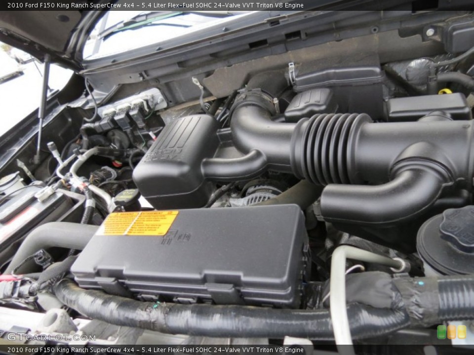 5.4 Liter Flex-Fuel SOHC 24-Valve VVT Triton V8 Engine for the 2010 Ford F150 #76829682