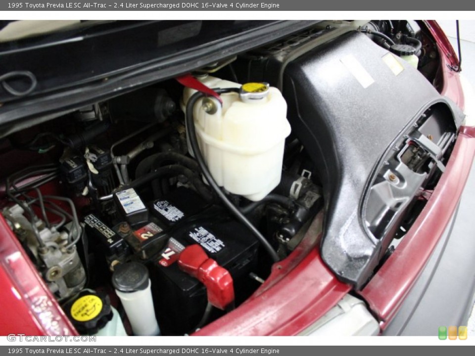 2.4 Liter Supercharged DOHC 16-Valve 4 Cylinder Engine for the 1995 Toyota Previa #76841073