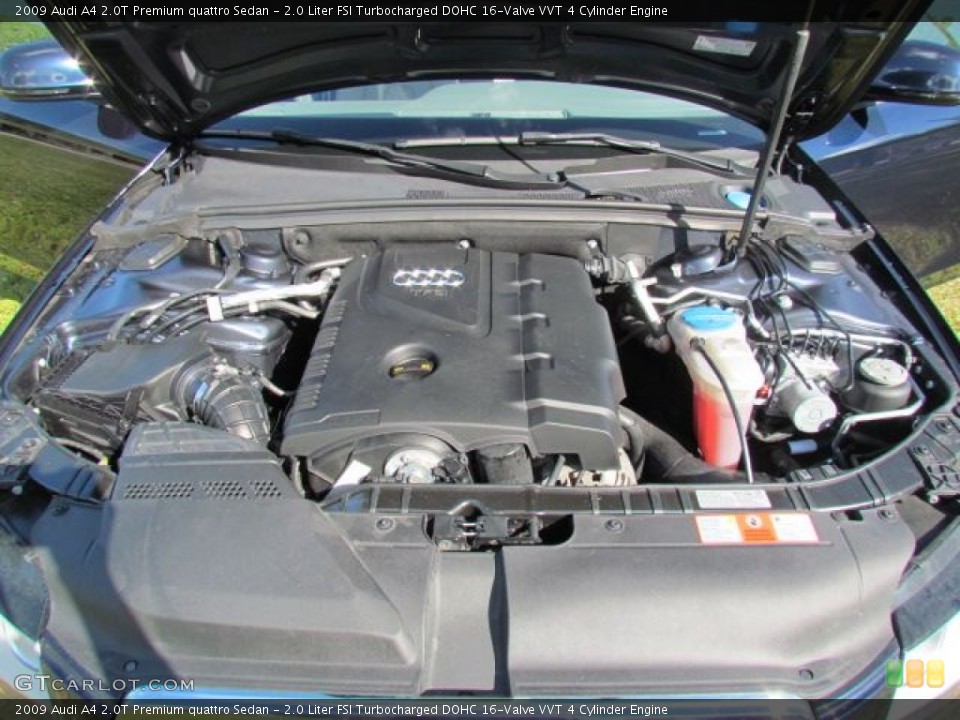 2.0 Liter FSI Turbocharged DOHC 16-Valve VVT 4 Cylinder Engine for the 2009 Audi A4 #76849423