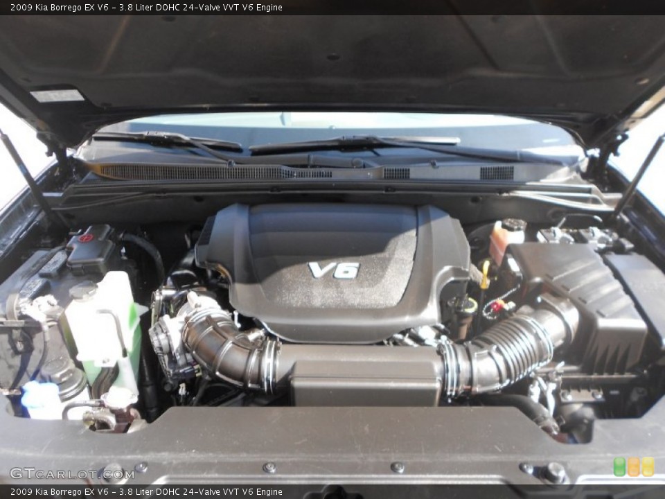 3.8 Liter DOHC 24-Valve VVT V6 Engine for the 2009 Kia Borrego #76852200