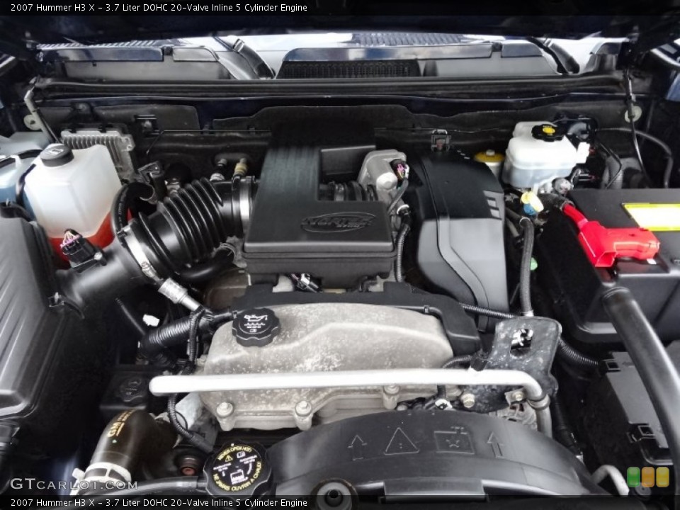 3.7 Liter DOHC 20-Valve Inline 5 Cylinder Engine for the 2007 Hummer H3 #76858987
