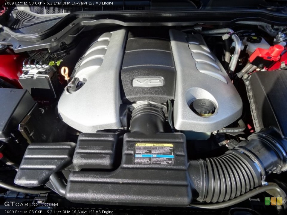 6.2 Liter OHV 16-Valve LS3 V8 2009 Pontiac G8 Engine