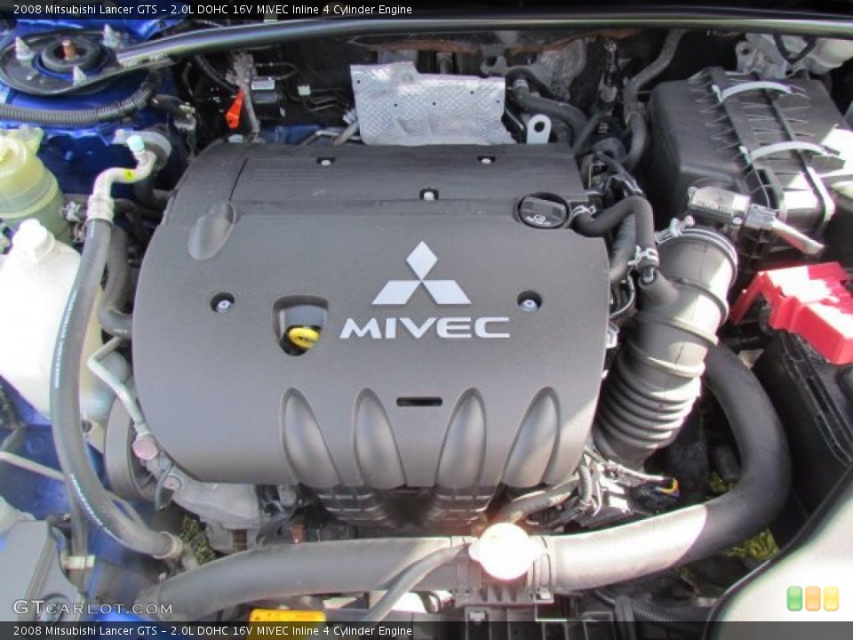 2.0L DOHC 16V MIVEC Inline 4 Cylinder Engine for the 2008 Mitsubishi Lancer #76859859