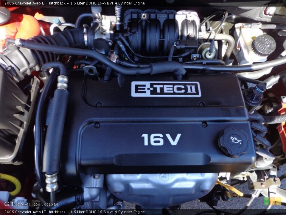 1.6 Liter DOHC 16-Valve 4 Cylinder Engine for the 2006 Chevrolet Aveo #76861965