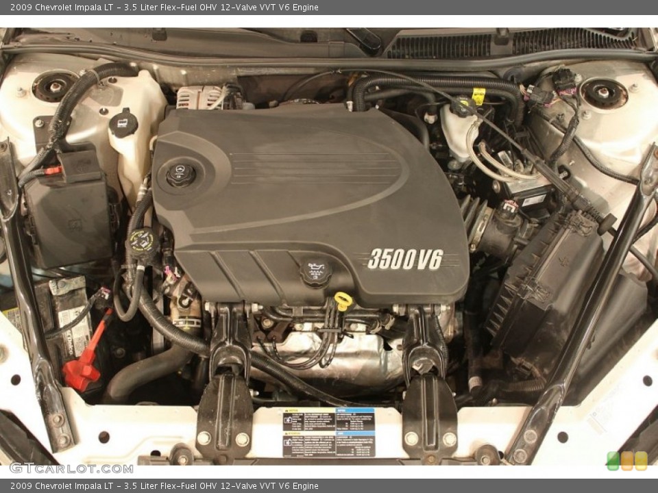3.5 Liter Flex-Fuel OHV 12-Valve VVT V6 Engine for the 2009 Chevrolet Impala #76863564