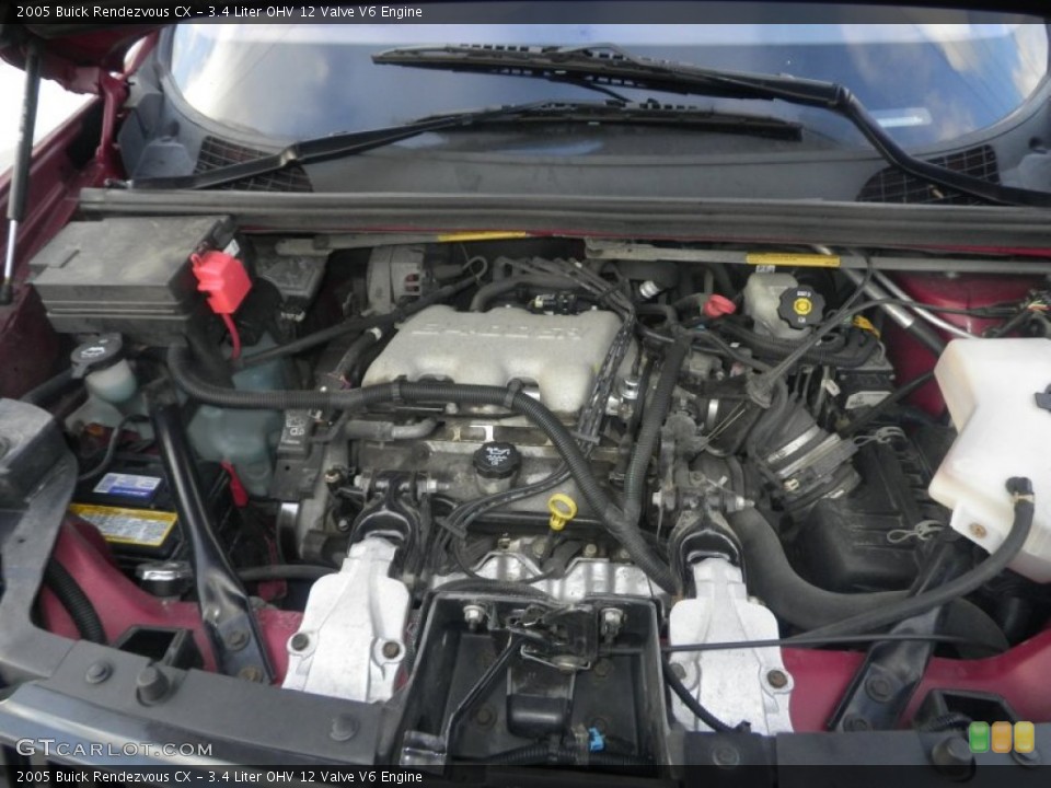 3.4 Liter OHV 12 Valve V6 Engine for the 2005 Buick Rendezvous #76863977