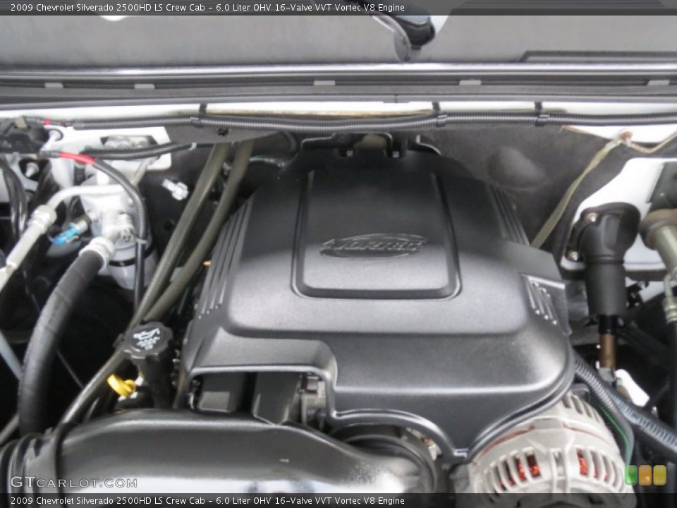 6.0 Liter OHV 16-Valve VVT Vortec V8 Engine for the 2009 Chevrolet Silverado 2500HD #76871213
