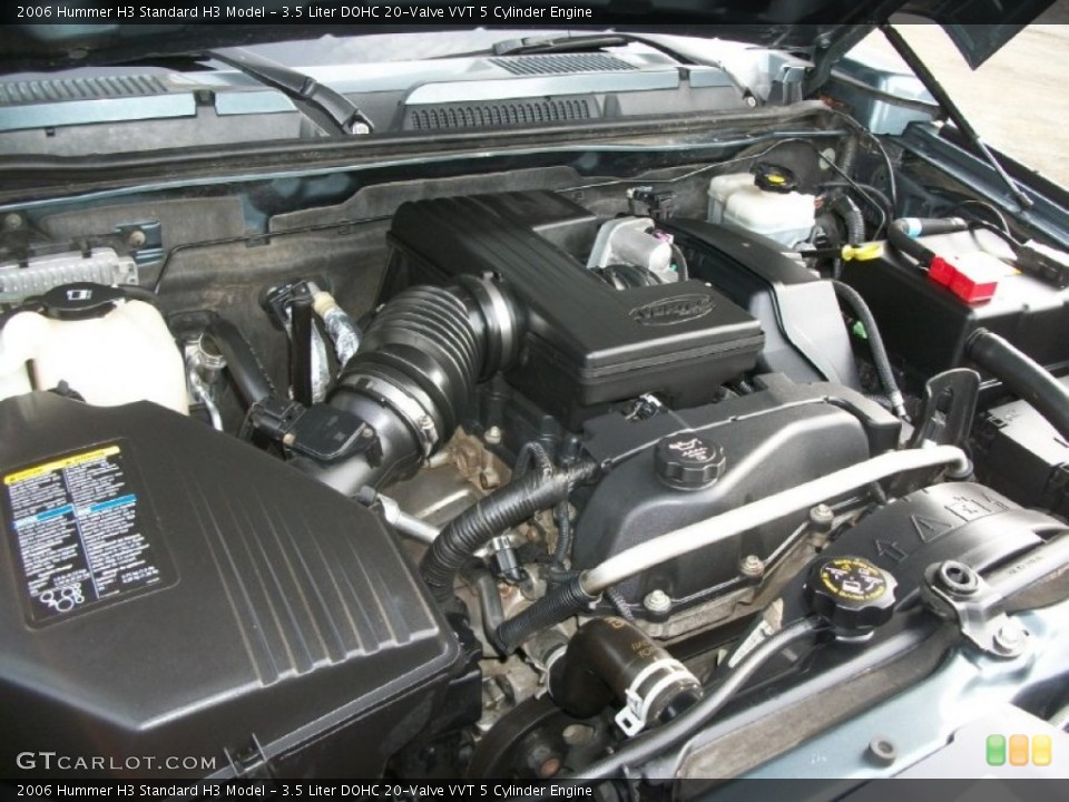 3.5 Liter DOHC 20-Valve VVT 5 Cylinder Engine for the 2006 Hummer H3 #76872913