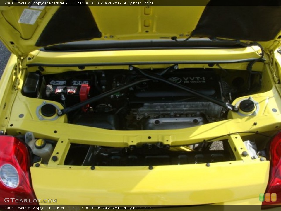 1.8 Liter DOHC 16-Valve VVT-i 4 Cylinder 2004 Toyota MR2 Spyder Engine