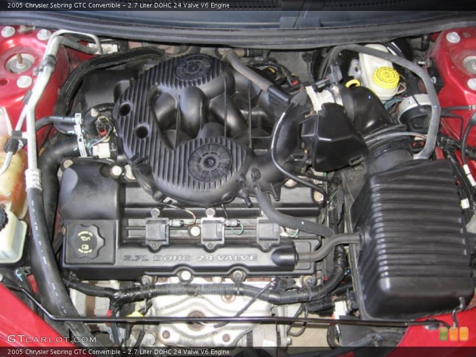 2.7 Liter DOHC 24 Valve V6 Engine for the 2005 Chrysler Sebring #76882338