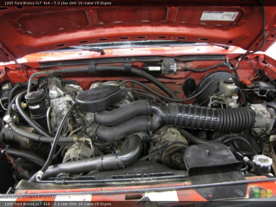 5.0 Liter OHV 16-Valve V8 Engine for the 1995 Ford Bronco #76888857