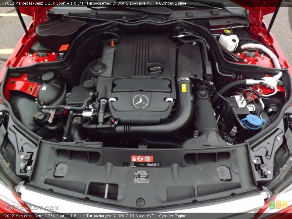 1.8 Liter Turbocharged DI DOHC 16-Valve VVT 4 Cylinder Engine for the 2012 Mercedes-Benz C #76895337