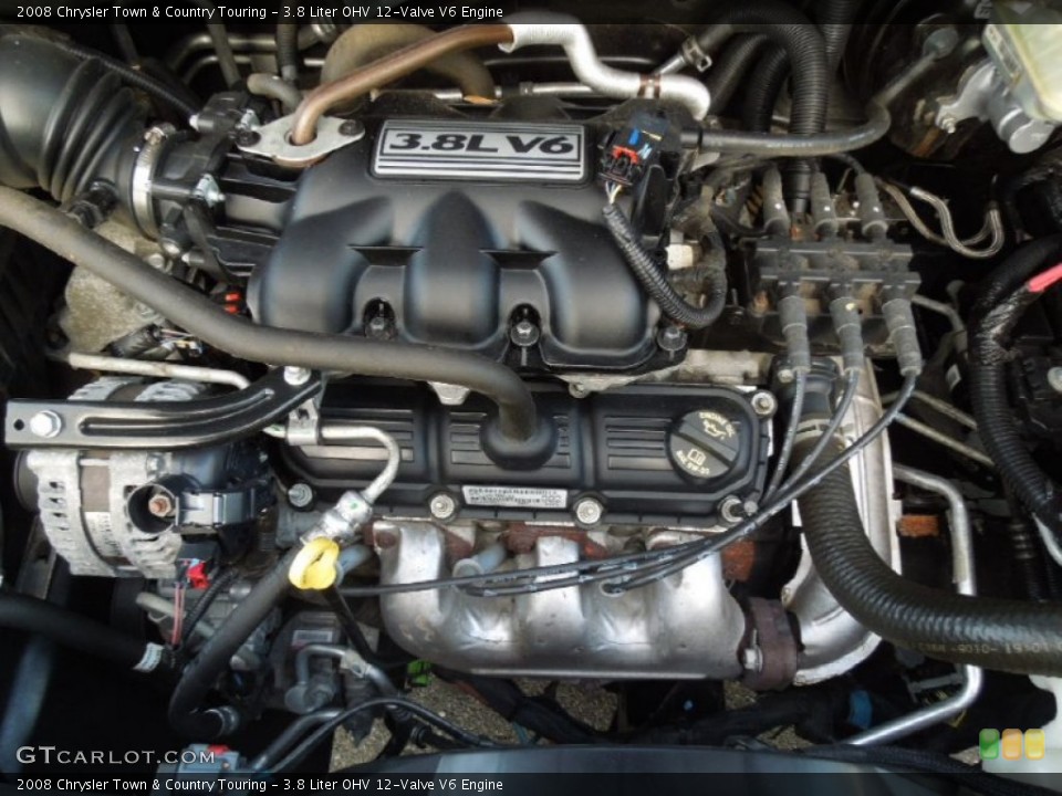 3.8 Liter OHV 12-Valve V6 Engine for the 2008 Chrysler Town & Country #76902390