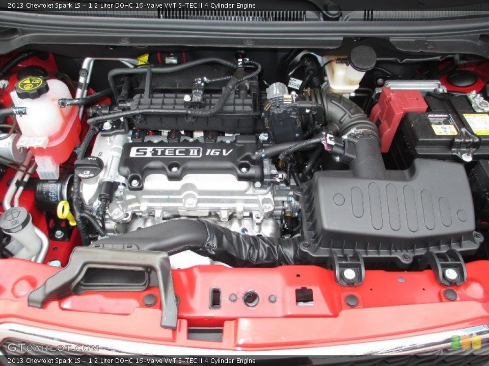 1.2 Liter DOHC 16-Valve VVT S-TEC II 4 Cylinder Engine for the 2013 Chevrolet Spark #76902699