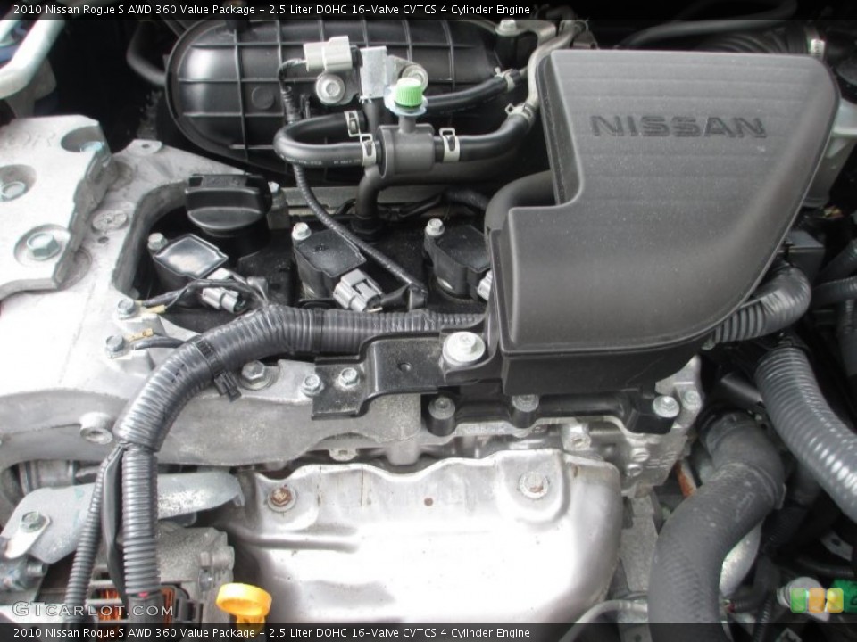 2.5 Liter DOHC 16-Valve CVTCS 4 Cylinder Engine for the 2010 Nissan Rogue #76904800