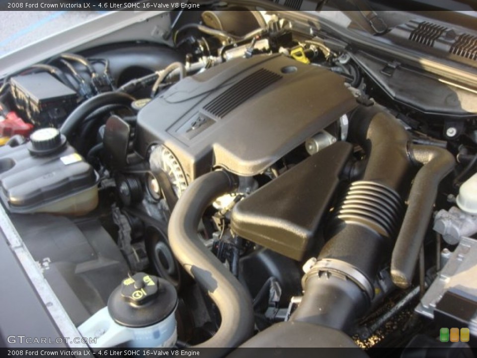 4.6 Liter SOHC 16-Valve V8 2008 Ford Crown Victoria Engine