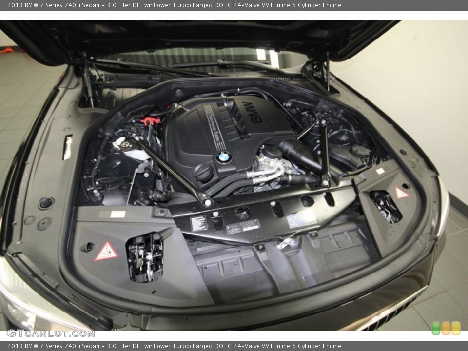 3.0 Liter DI TwinPower Turbocharged DOHC 24-Valve VVT Inline 6 Cylinder 2013 BMW 7 Series Engine