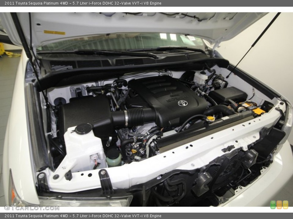 5.7 Liter i-Force DOHC 32-Valve VVT-i V8 Engine for the 2011 Toyota Sequoia #76912758
