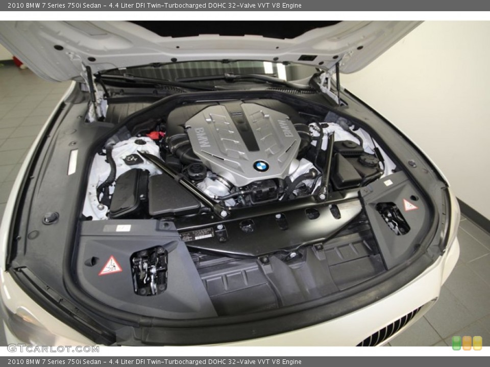 4.4 Liter DFI Twin-Turbocharged DOHC 32-Valve VVT V8 Engine for the 2010 BMW 7 Series #76914990