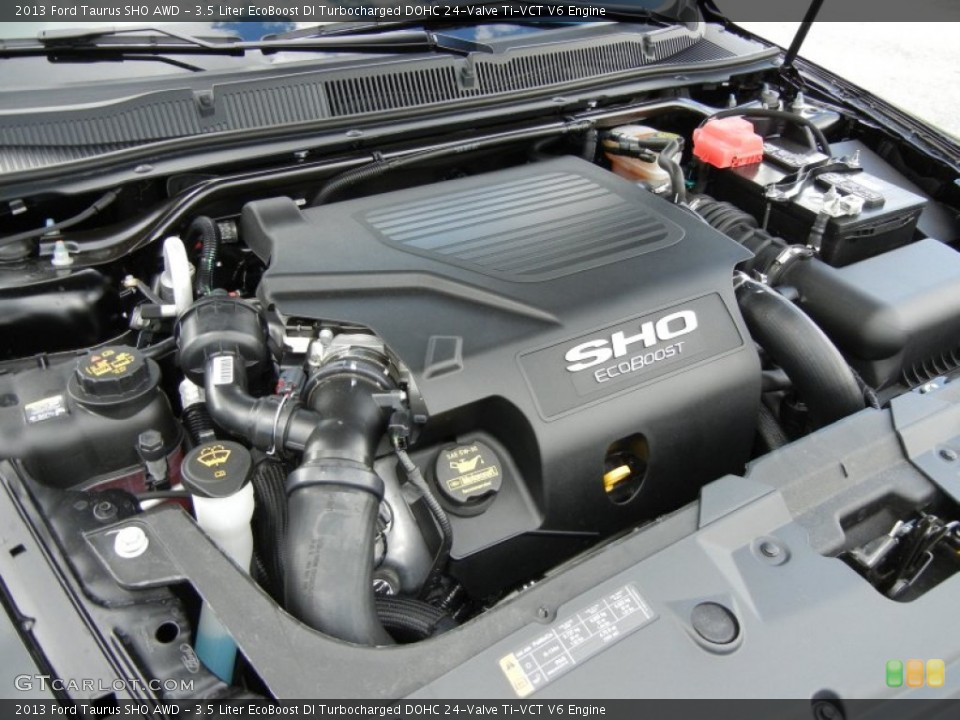 3.5 Liter EcoBoost DI Turbocharged DOHC 24-Valve Ti-VCT V6 2013 Ford Taurus Engine