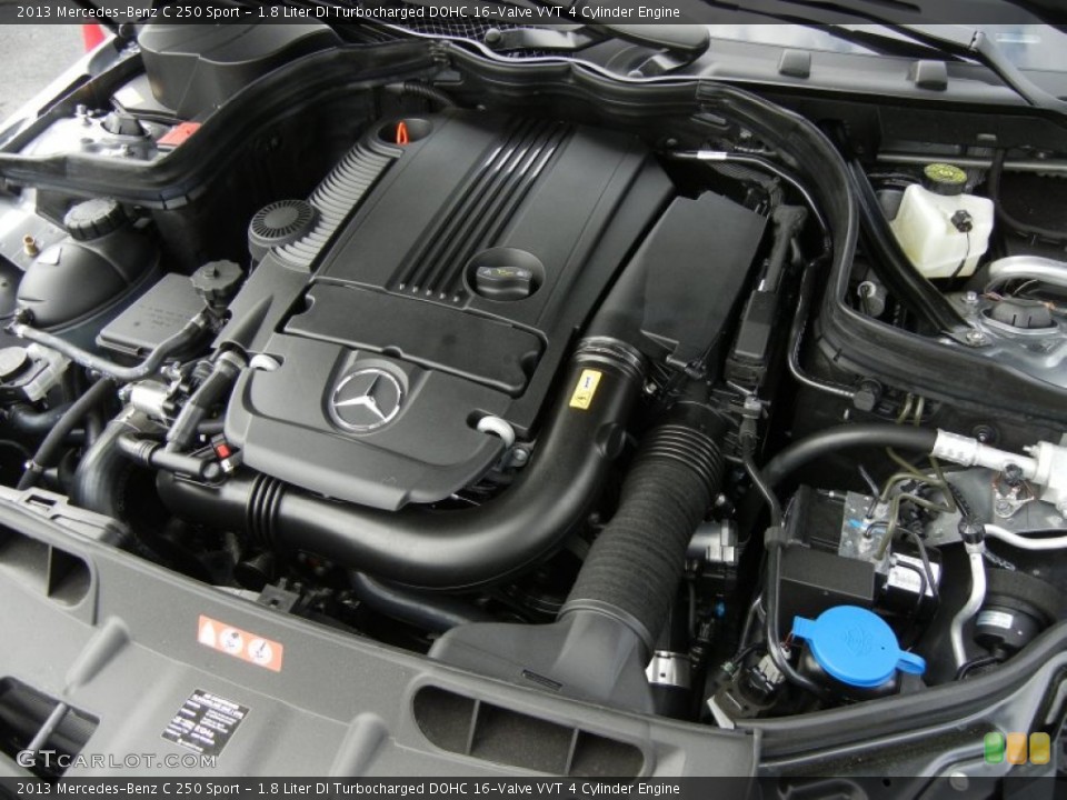 1.8 Liter DI Turbocharged DOHC 16-Valve VVT 4 Cylinder Engine for the 2013 Mercedes-Benz C #76919500