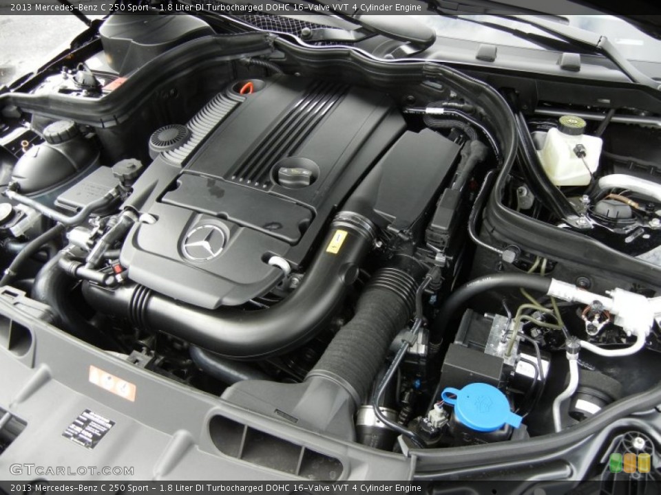 1.8 Liter DI Turbocharged DOHC 16-Valve VVT 4 Cylinder Engine for the 2013 Mercedes-Benz C #76920087