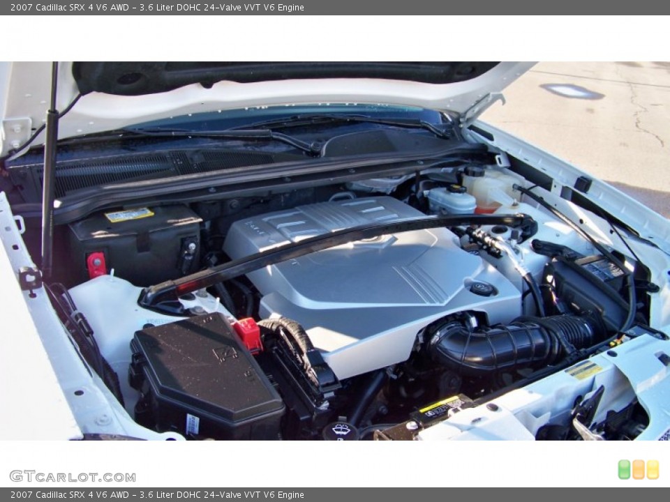 3.6 Liter DOHC 24-Valve VVT V6 2007 Cadillac SRX Engine