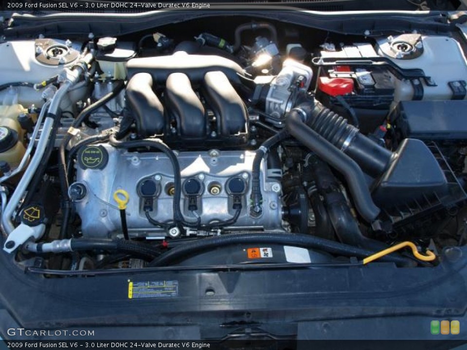 3.0 Liter DOHC 24-Valve Duratec V6 Engine for the 2009 Ford Fusion #76934470