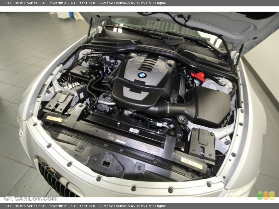 4.8 Liter DOHC 32-Valve Double-VANOS VVT V8 Engine for the 2010 BMW 6 Series #76935371