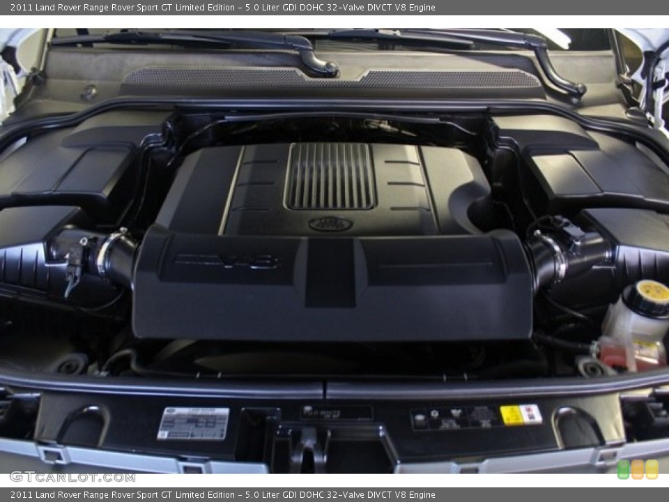 5.0 Liter GDI DOHC 32-Valve DIVCT V8 Engine for the 2011 Land Rover Range Rover Sport #76935547