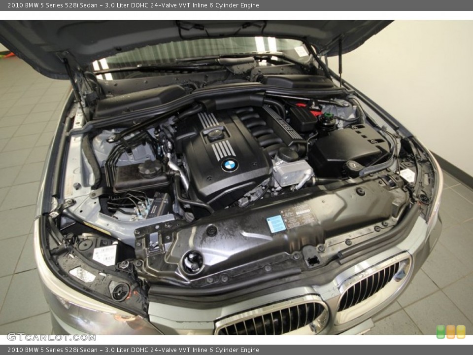 3.0 Liter DOHC 24-Valve VVT Inline 6 Cylinder Engine for the 2010 BMW 5 Series #76936510