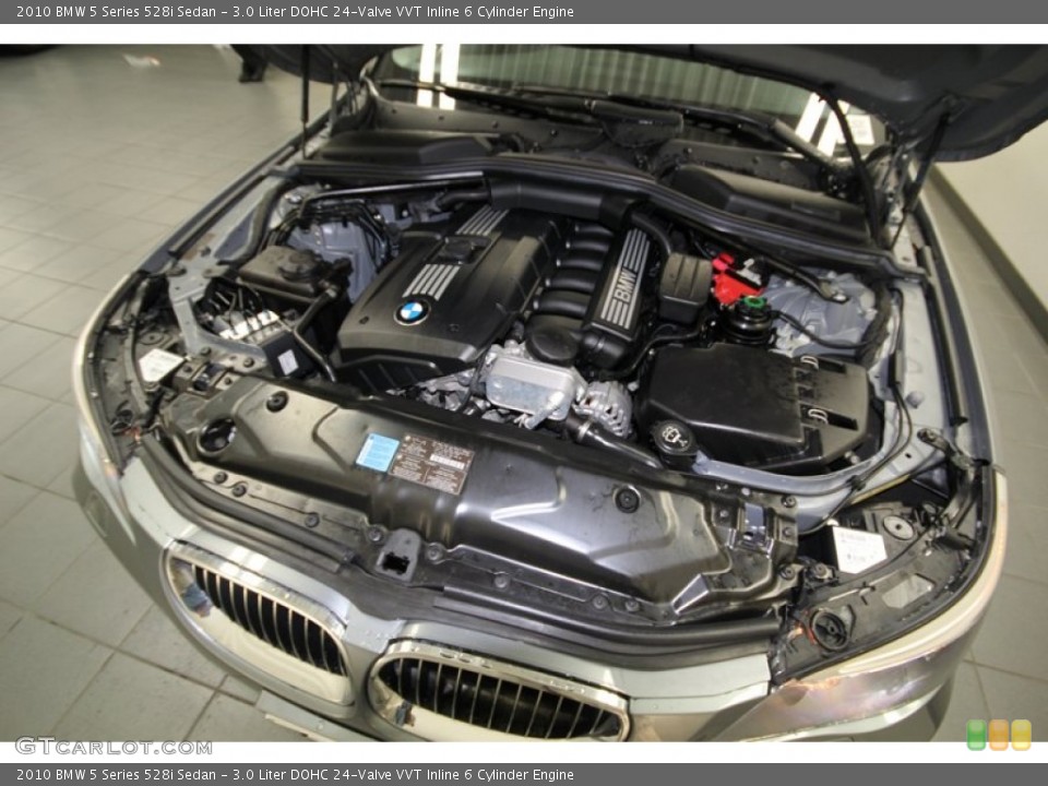 3.0 Liter DOHC 24-Valve VVT Inline 6 Cylinder Engine for the 2010 BMW 5 Series #76936532