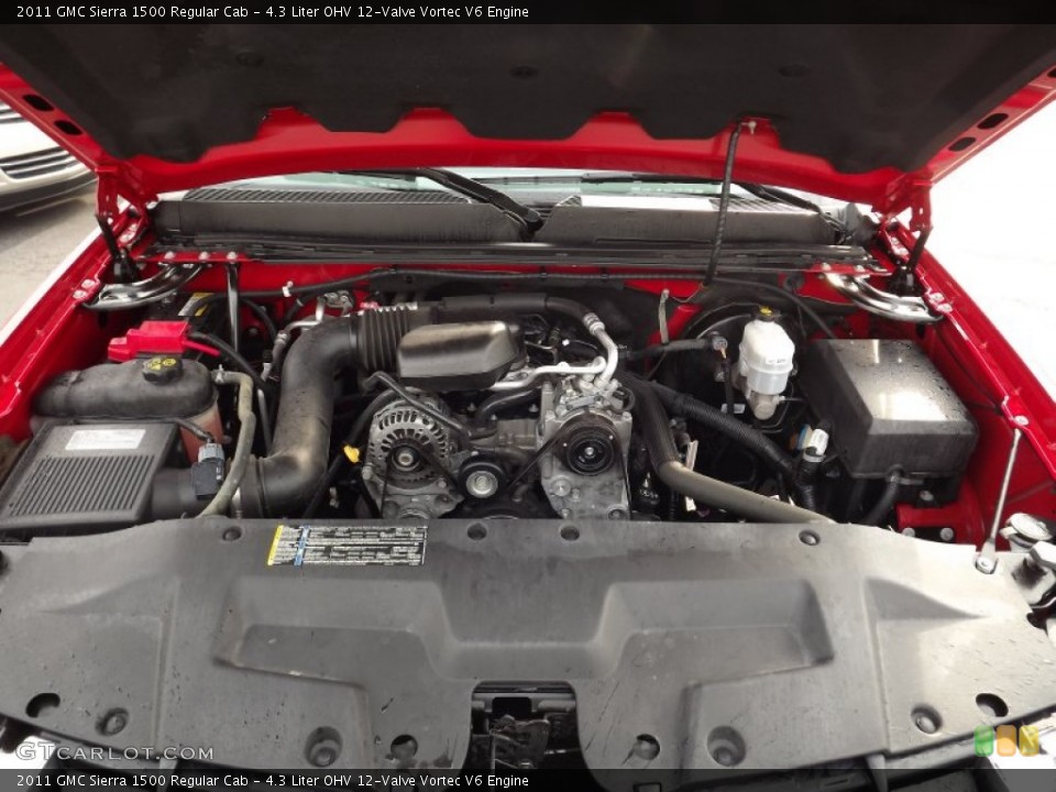 4.3 Liter OHV 12-Valve Vortec V6 Engine for the 2011 GMC Sierra 1500 #76937419