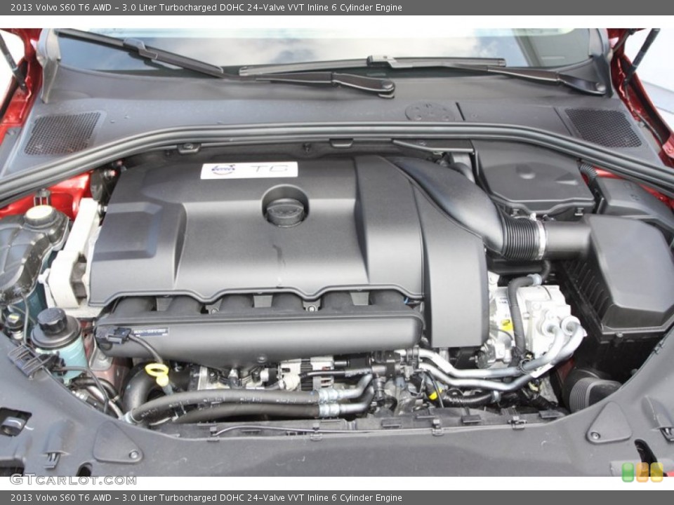 3.0 Liter Turbocharged DOHC 24-Valve VVT Inline 6 Cylinder Engine for the 2013 Volvo S60 #76948815