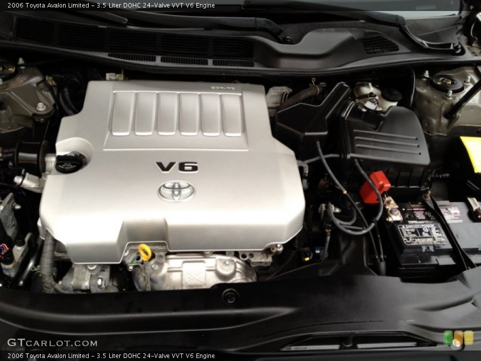 3.5 Liter DOHC 24-Valve VVT V6 2006 Toyota Avalon Engine