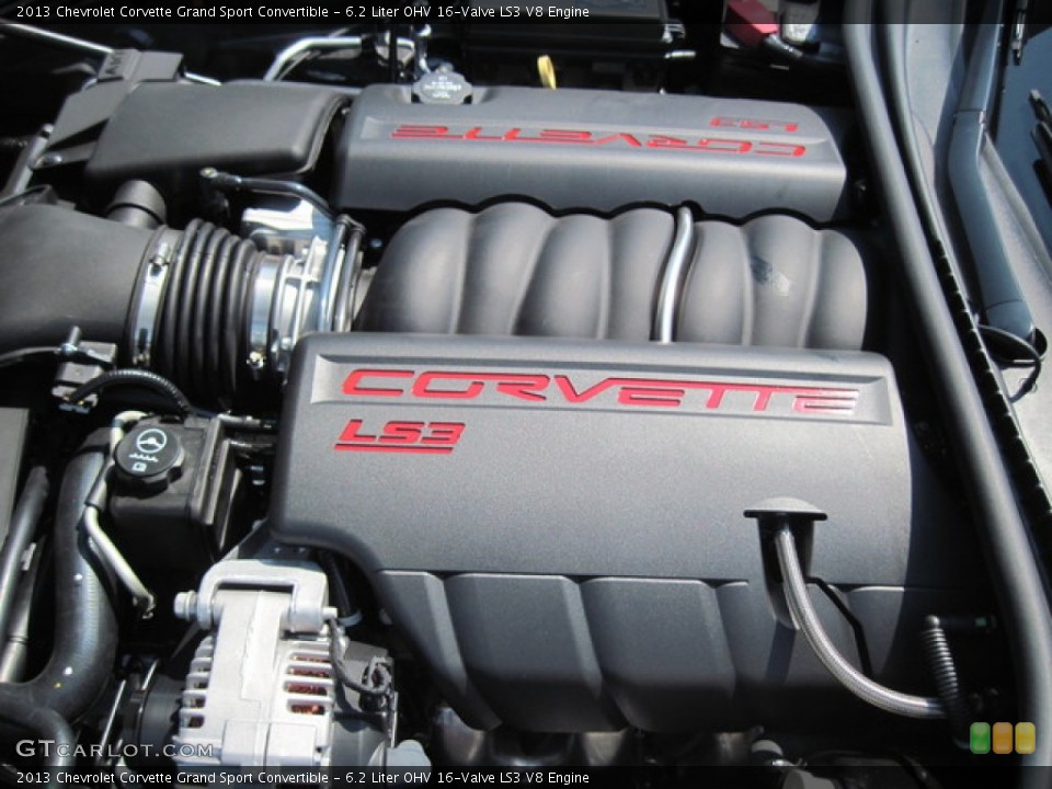 6.2 Liter OHV 16-Valve LS3 V8 Engine for the 2013 Chevrolet Corvette #76949681