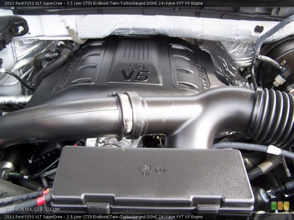 3.5 Liter GTDI EcoBoost Twin-Turbocharged DOHC 24-Valve VVT V6 Engine for the 2011 Ford F150 #76954265