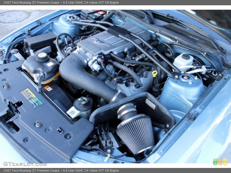4.6 Liter SOHC 24-Valve VVT V8 Engine for the 2007 Ford Mustang #76954573