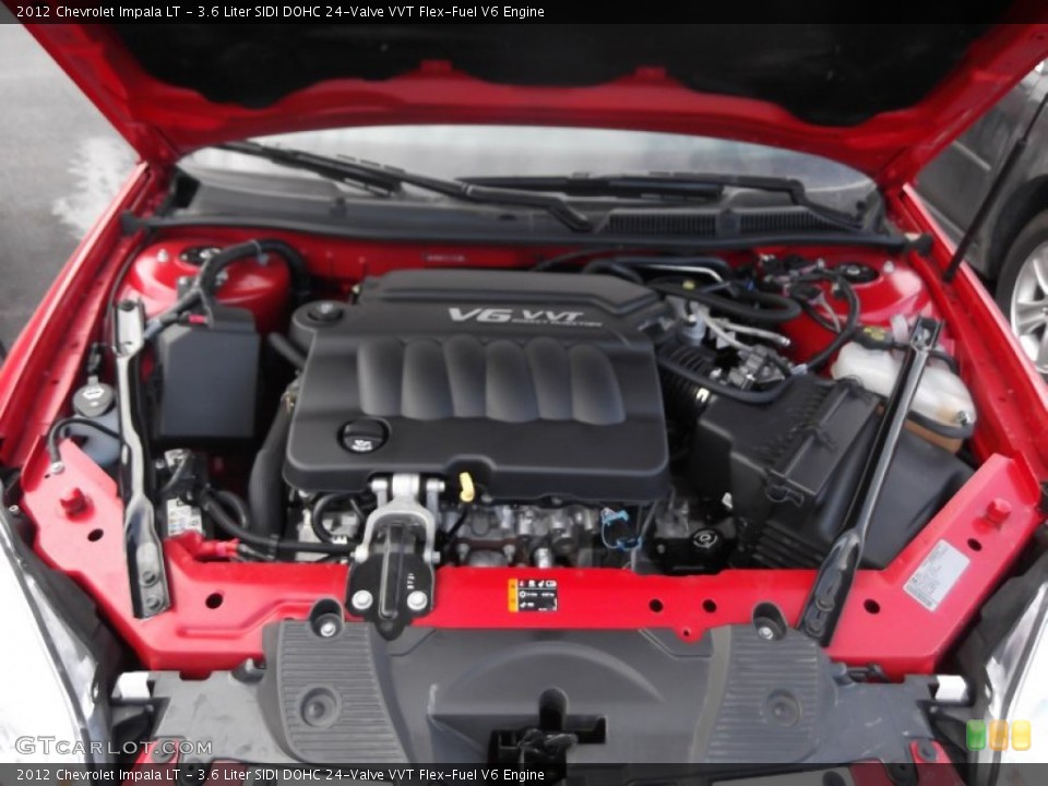 3.6 Liter SIDI DOHC 24-Valve VVT Flex-Fuel V6 Engine for the 2012 Chevrolet Impala #76968067