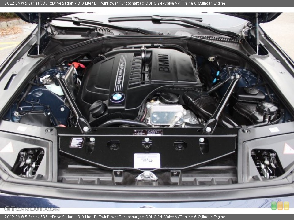 3.0 Liter DI TwinPower Turbocharged DOHC 24-Valve VVT Inline 6 Cylinder Engine for the 2012 BMW 5 Series #76968775