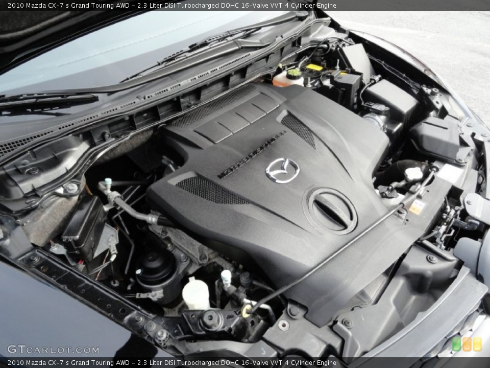 2.3 Liter DISI Turbocharged DOHC 16-Valve VVT 4 Cylinder Engine for the 2010 Mazda CX-7 #76973375