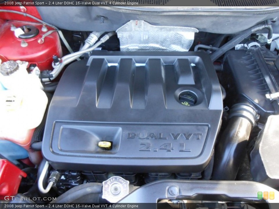 2.4 Liter DOHC 16-Valve Dual VVT 4 Cylinder Engine for the 2008 Jeep Patriot #76982440