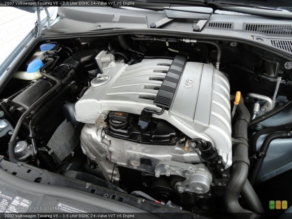 3.6 Liter DOHC 24-Valve VVT V6 Engine for the 2007 Volkswagen Touareg #76993317