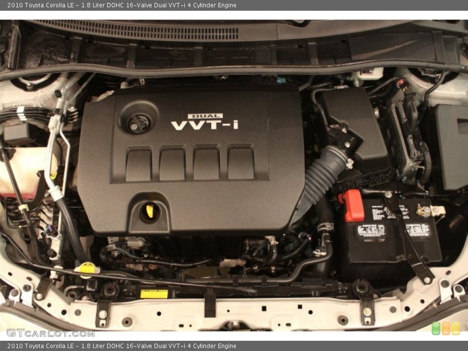 1.8 Liter DOHC 16-Valve Dual VVT-i 4 Cylinder Engine for the 2010 Toyota Corolla #76995364