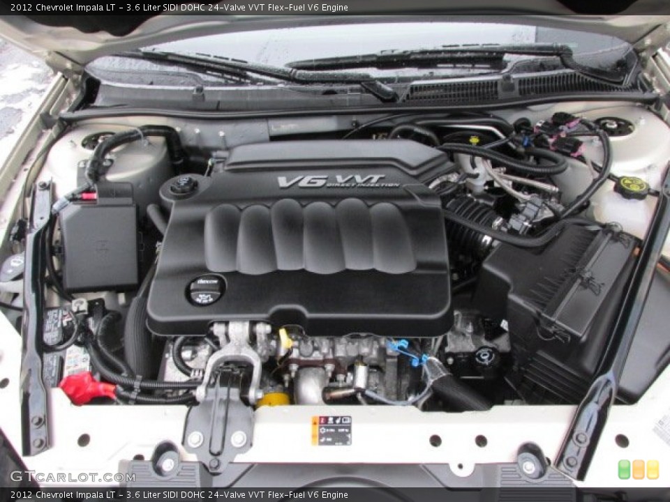 3.6 Liter SIDI DOHC 24-Valve VVT Flex-Fuel V6 Engine for the 2012 Chevrolet Impala #76999560